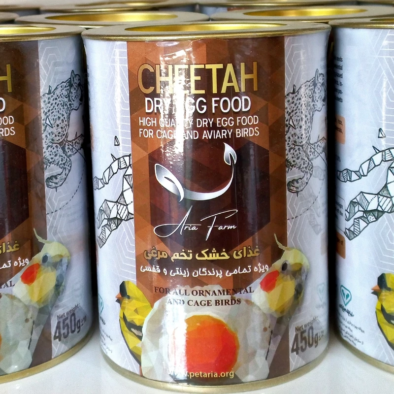 غذای خشک تخم مرغی پرندگان (آریافارم) 450 گرمی