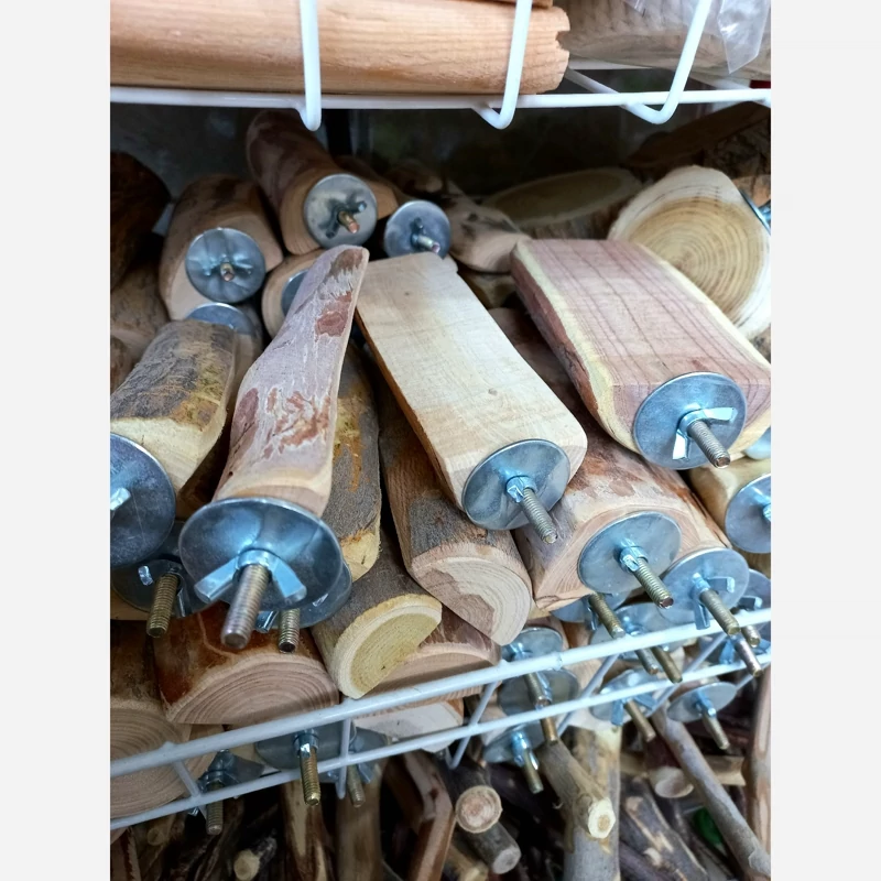 چوب نشیمن استوانه ای پرندگان قفسی